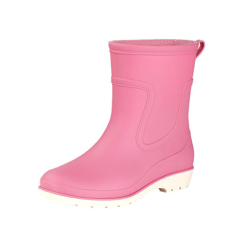 Women's Fashionable Outdoor Anti Slip Midsole Rain Boots And Rubber Shoes