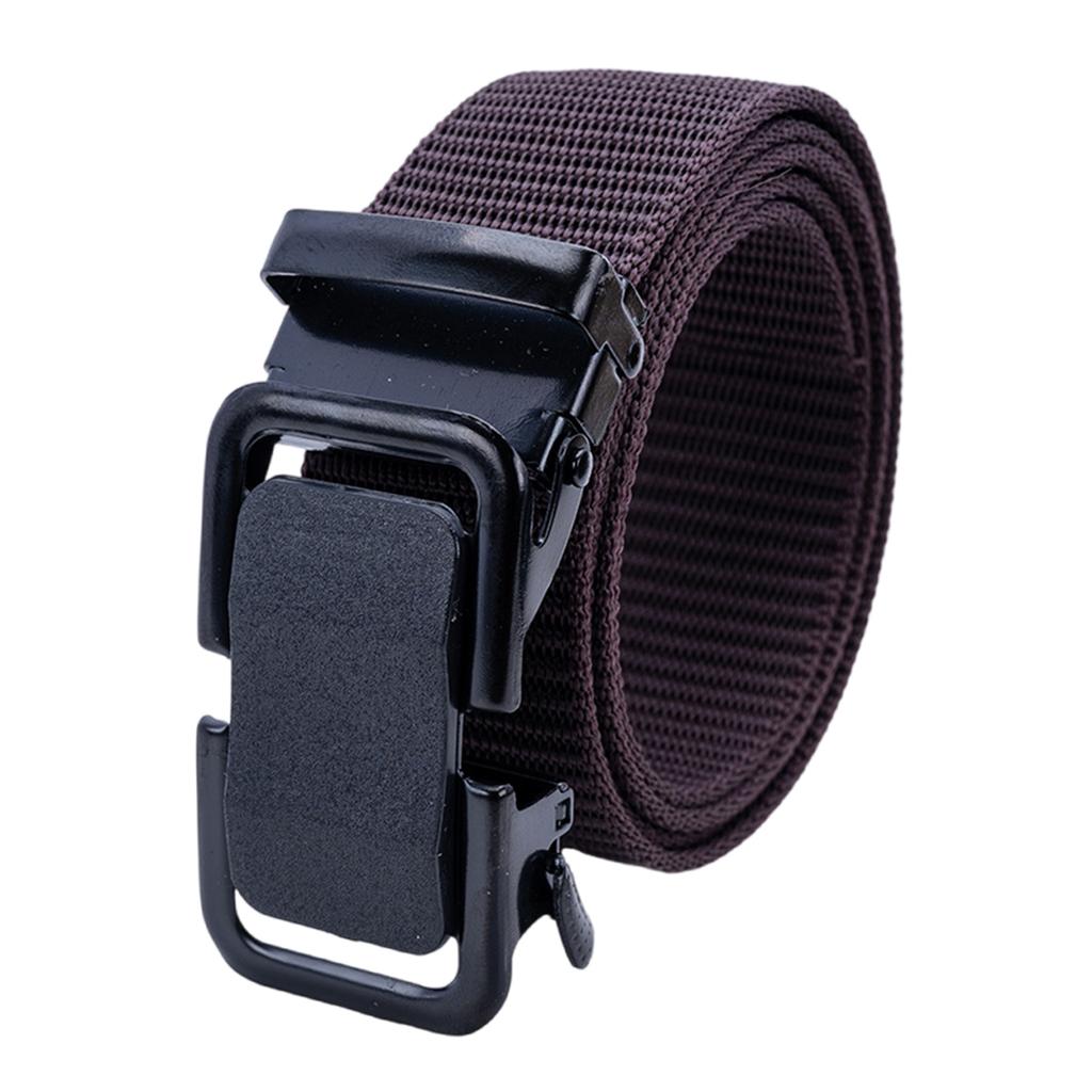 Men's Tactical Belt 1.5 Inch Nylon Webbing with Quick Release Automatic Buckle for Outdoor Activities and Work