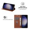 For Samsung Galaxy S24 FE Wallet Case Magnetic Closure PU Leather Phone Cover