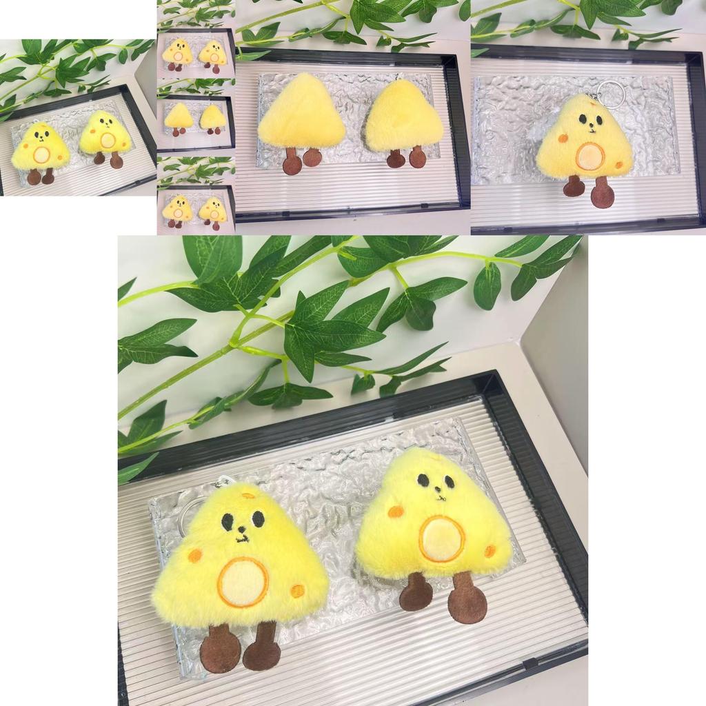 Delightful Plush Cheese Keychain Soft Touch And Adorable Design For Everyday Use