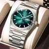 Luxury Men Watch Stainless Steel Quartz Watches Sport Man Watch Waterproof Luminous Date Week Male Clock
