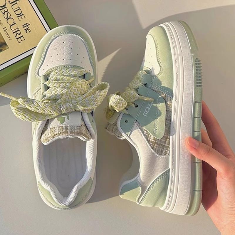 Girls Shoes 2025 New Spring and Autumn Children's Versatile Non-slip Sports Shoes Medium and Older Children's Casual Foreign Style Board Shoes Girl