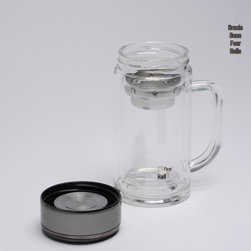Jiagu Sitang Double-Walled Borosilicate Glass Office Mug