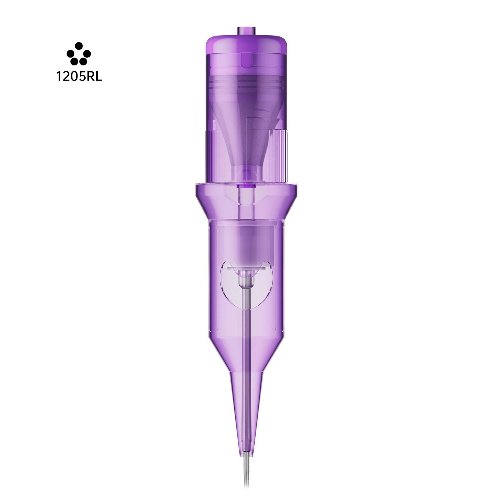 

Фиолетовая интегрированная игла для татуировки, режущая нить и туман 20 шт. Татуировка Татуировка Вышивка, Синий Полумесяц, Фиолетовая игла Оборудование для татуировки