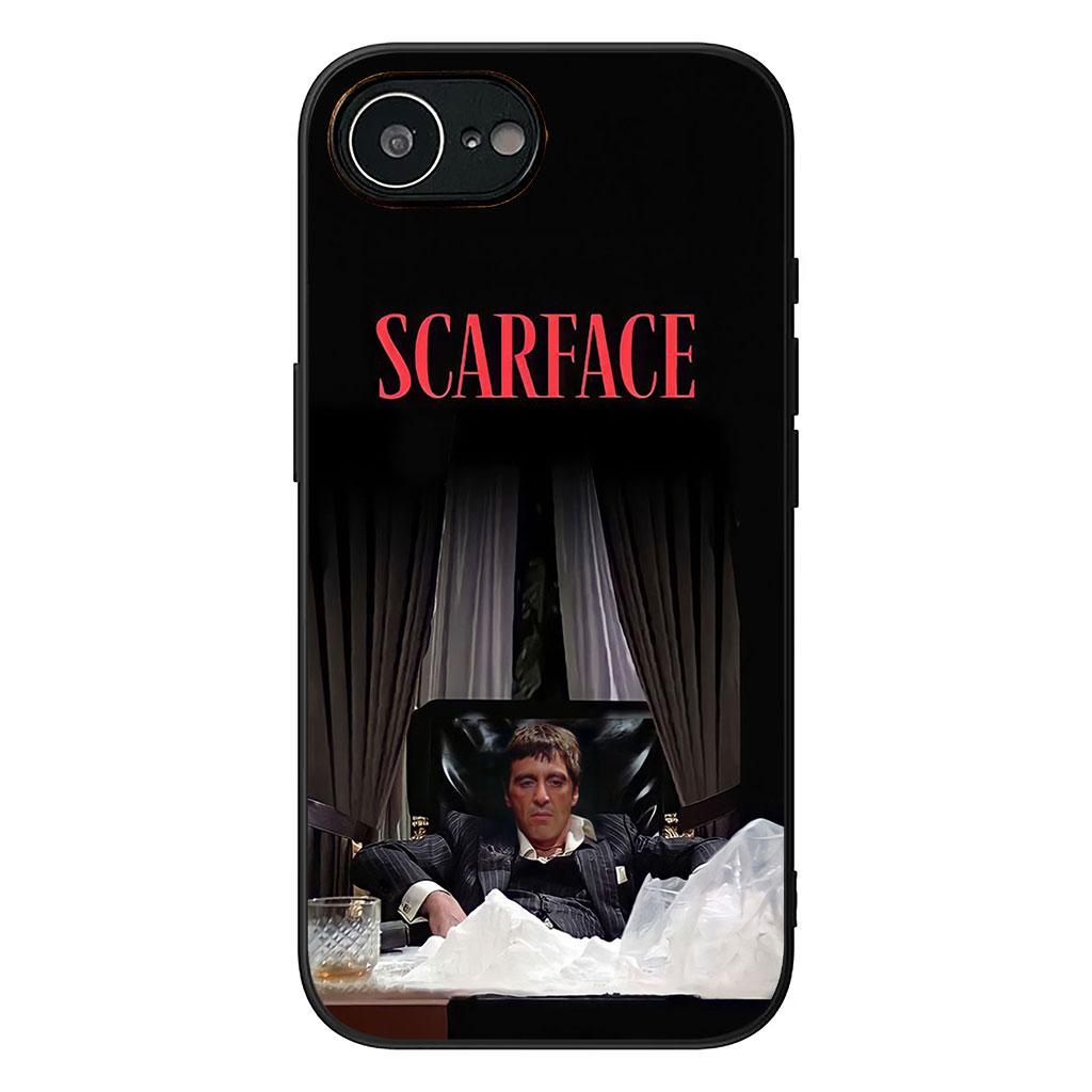 For Samsung Galaxy S25 S24 S22 S23 FE Ultra Plus A56 A05 A06 A15 A16 A55 S7 Edge Case S-Scarfaces Al Pacinos Tonys Montanas