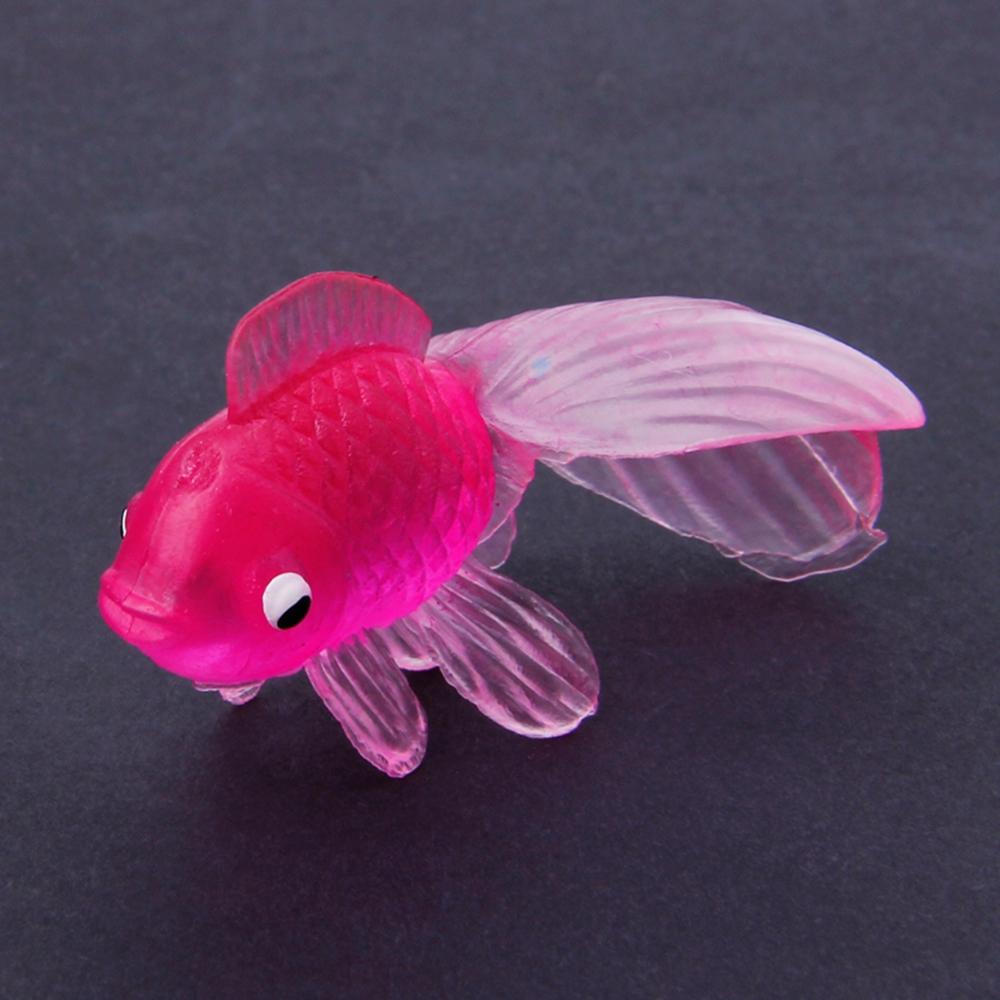 Baby Swimming Mini Beach Toys Baby Bath Toys Kids Toys Fish Tank Decoration Simulation Goldfish