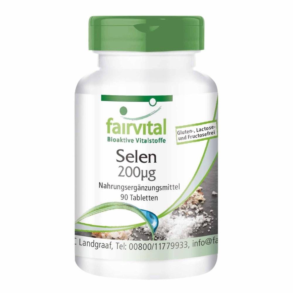 Fairvital German Selenium Yeast 200mg 90 Tablets 1 pcs