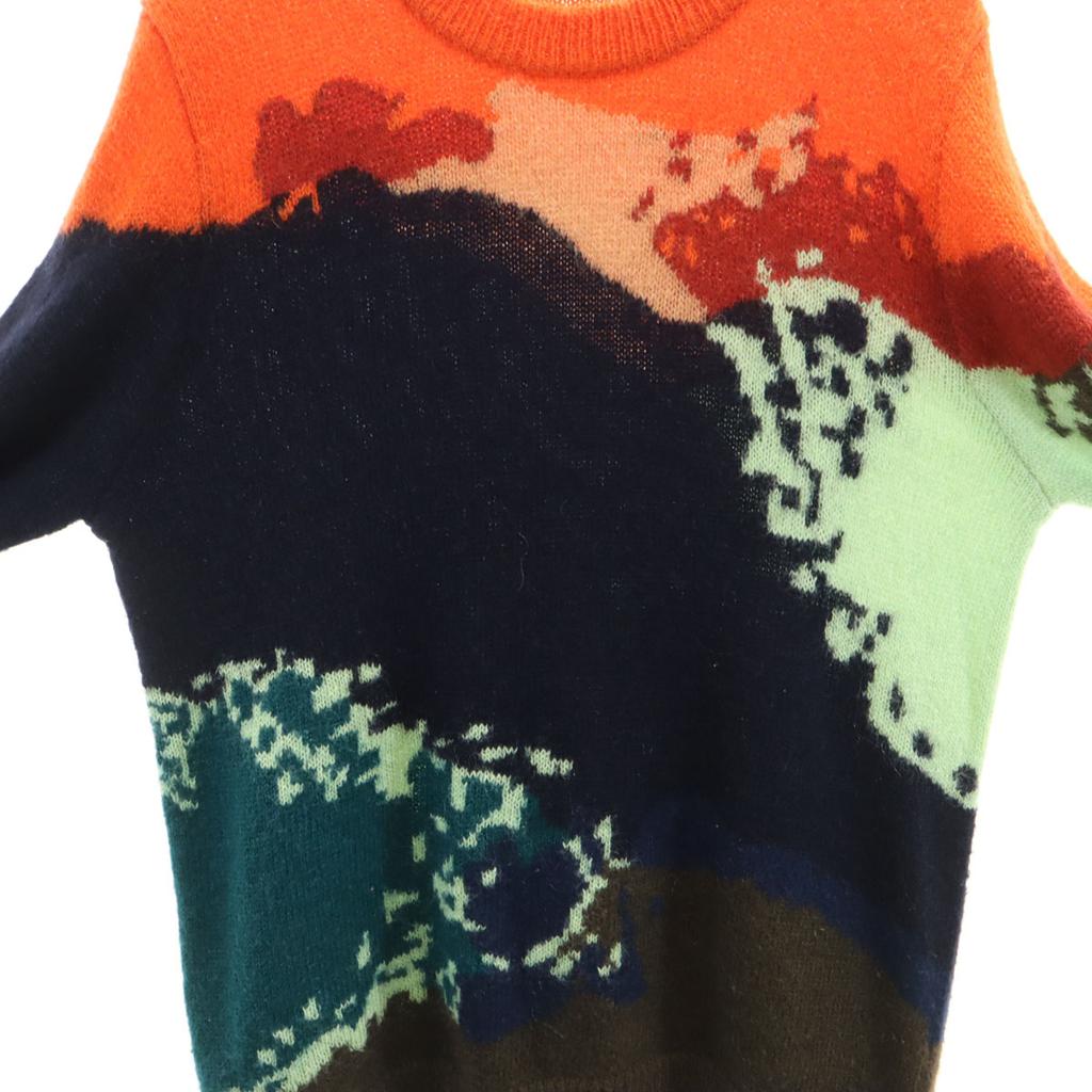 Paul Smith Mohair Blend Long sleeve sweater M Navy knit Women Used