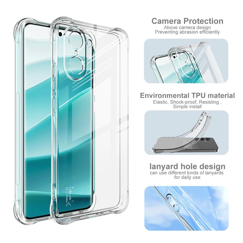 For OnePlus Ace 5 Racing 5G Phone Case IMAK Shock-resistant Soft Case