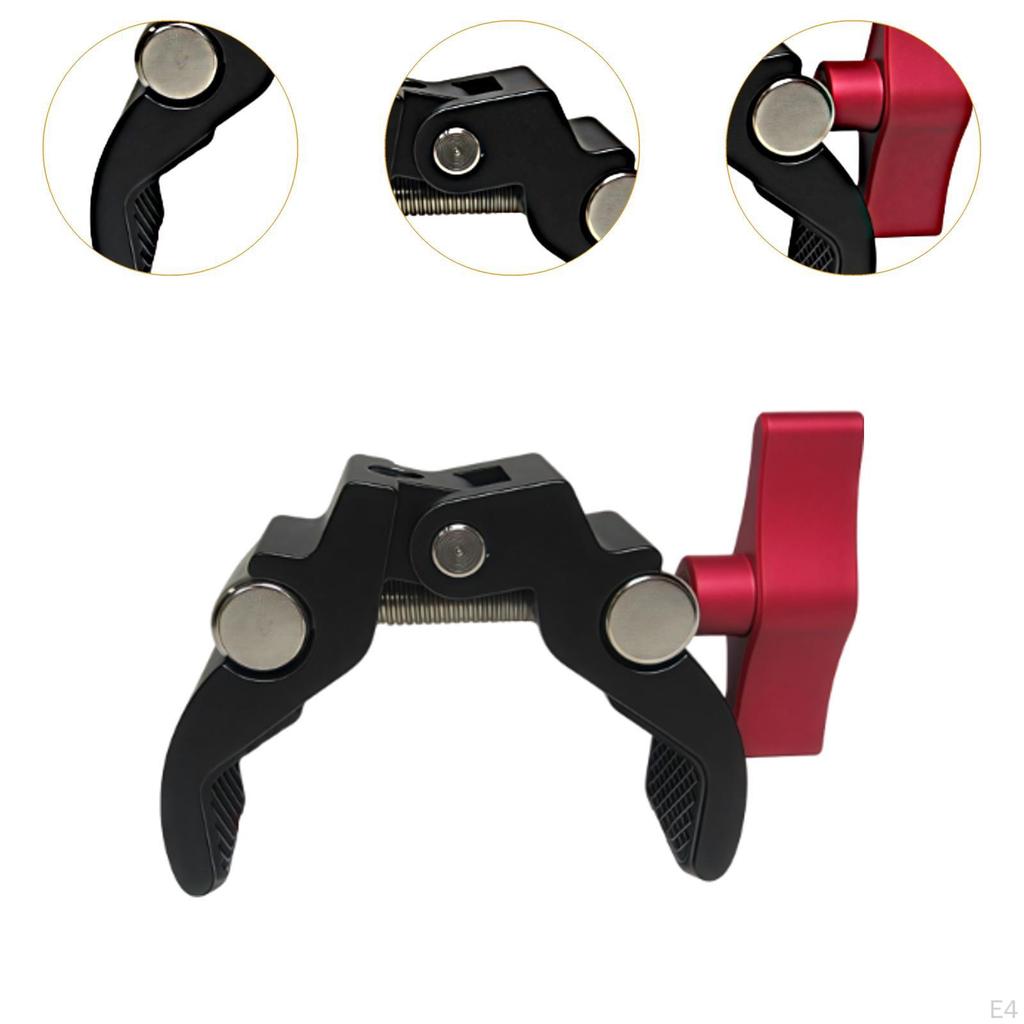 Action Camera Clamp Mount Extension Bracket for Microphone DSLR Flash 130mm