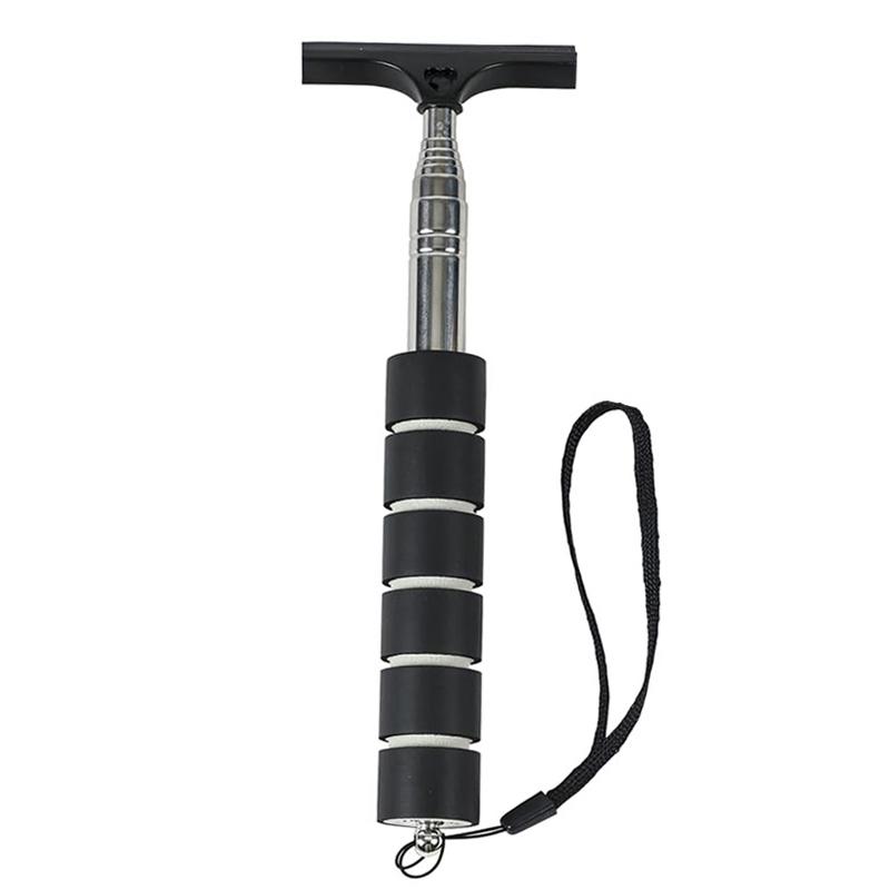 Retractable Car Rearview Mirror Wiper Portable Rainy Cleaning Supplies Rearview Mirror Water Remover Glass Rain Cleaning Tool