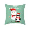 Cartoon Print Christmas Pillow Cover Office Sofa Cushion Pillow Cover Cross-border Home
