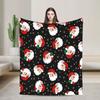 Festive Fun Christmas Blanket Quality Warm Soft Throw Blanket Winter Boy Girl Home Decor Funny Bedspread