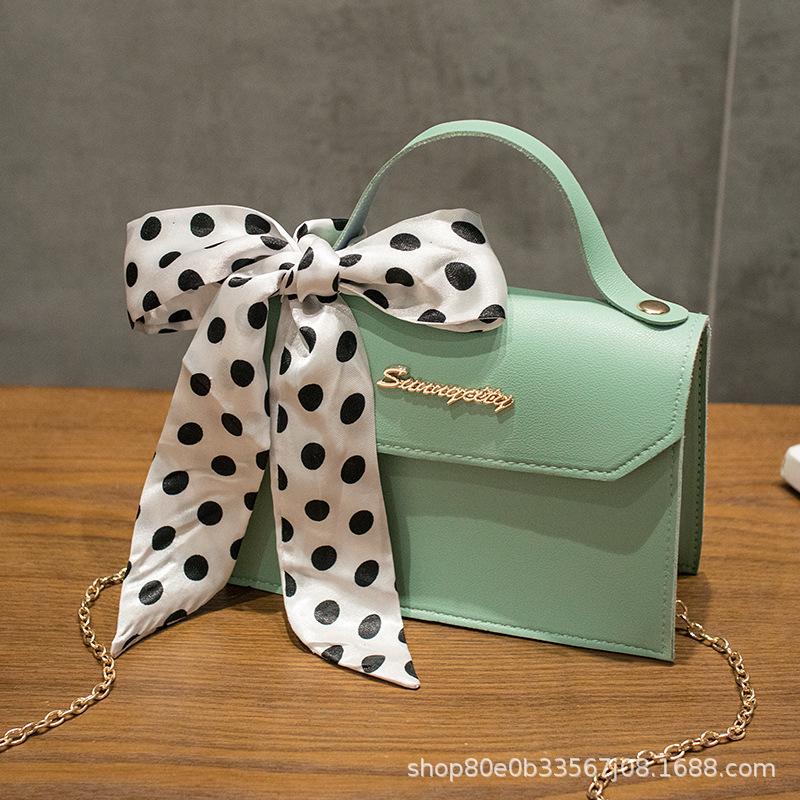 Silk Scarf Handbag Women Handbags2025 Small Bag Women Wholesale Korean Version Women Messenger Bag
