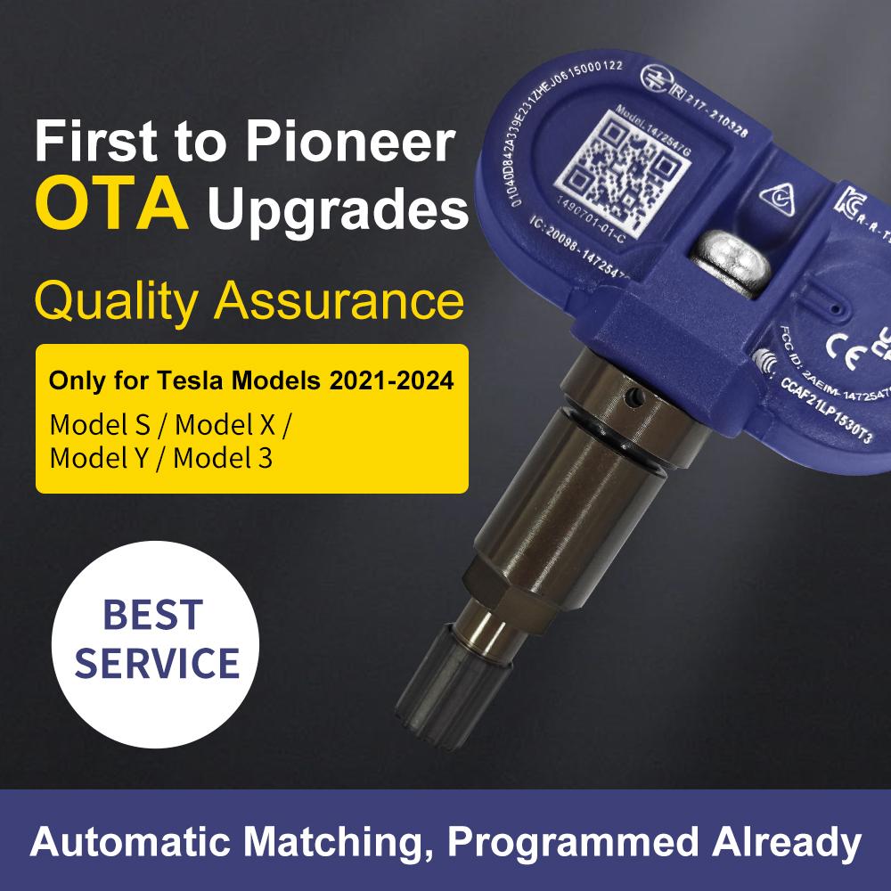 New Bluetooth Tire Pressure Monitor Sensor TPMS OTA For Tesla Model 3 Y X S 2020-2025 1490701-01-B 149070101B