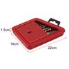 Screw Remover Set Loose Screw Bolt Extractor Woodworking Machinery Maintenance Tool with Iron Box 10PCS/Set