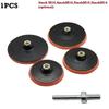75mm/3" 100mm/4" 125mm/5" Hook And Loop Backing Pad Sanding Holder Disc Polishing Backer Plate Drill Rod For Polisher Grinding
