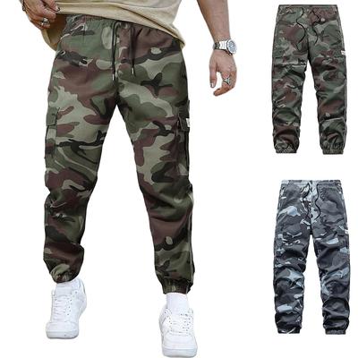 Men's Summer Outdoor Pants Thin Casual Camouflage Overalls Loose Large Size Mountaineering Men's Pants