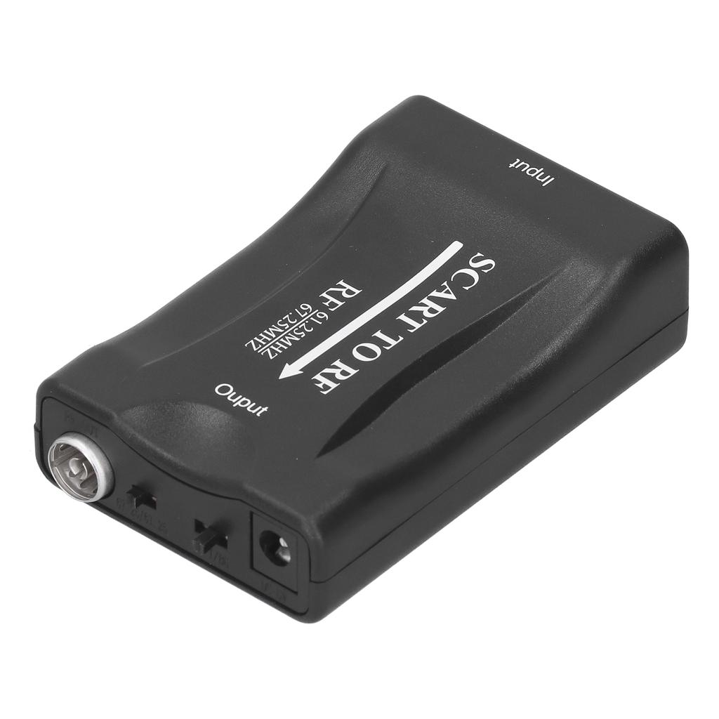 SCART To for RF Video Adapter for RF 67.25Mhz 61.25Mhz Output Converter for TV Box
