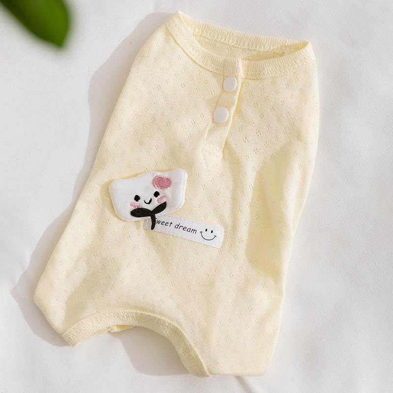Cute Cloud Cat Sterilization Clothes Four-legged Clothes Thin Weaning Clothes Anti-break Free Postoperative Clothes Female Cat Pet Cat Clothes