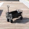 Outdoor Folding Camping Cart with Tank Wheels