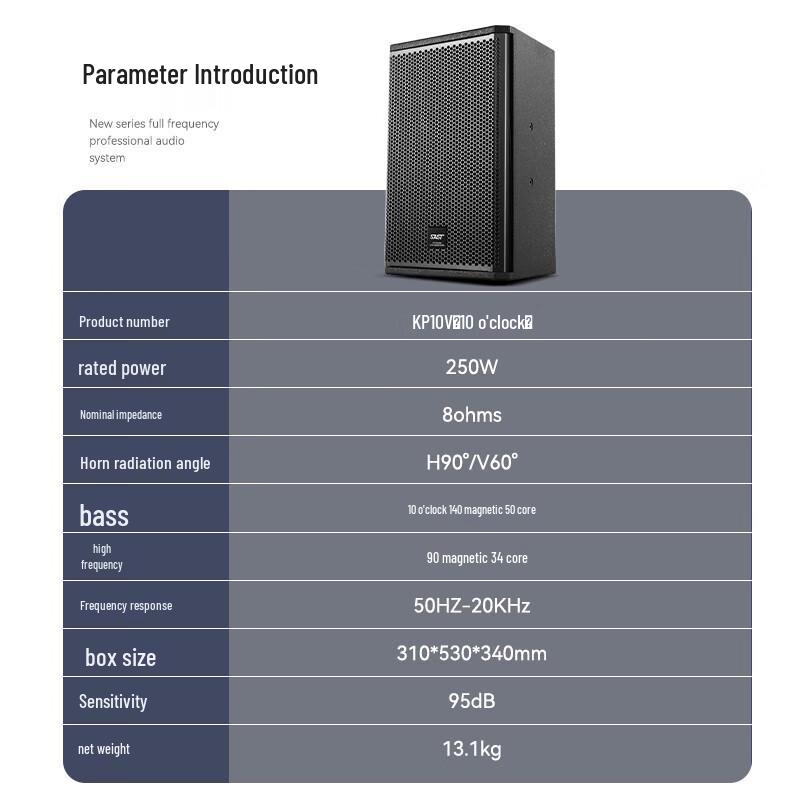 SAST KP10V 10-inch Professional Stage Speaker