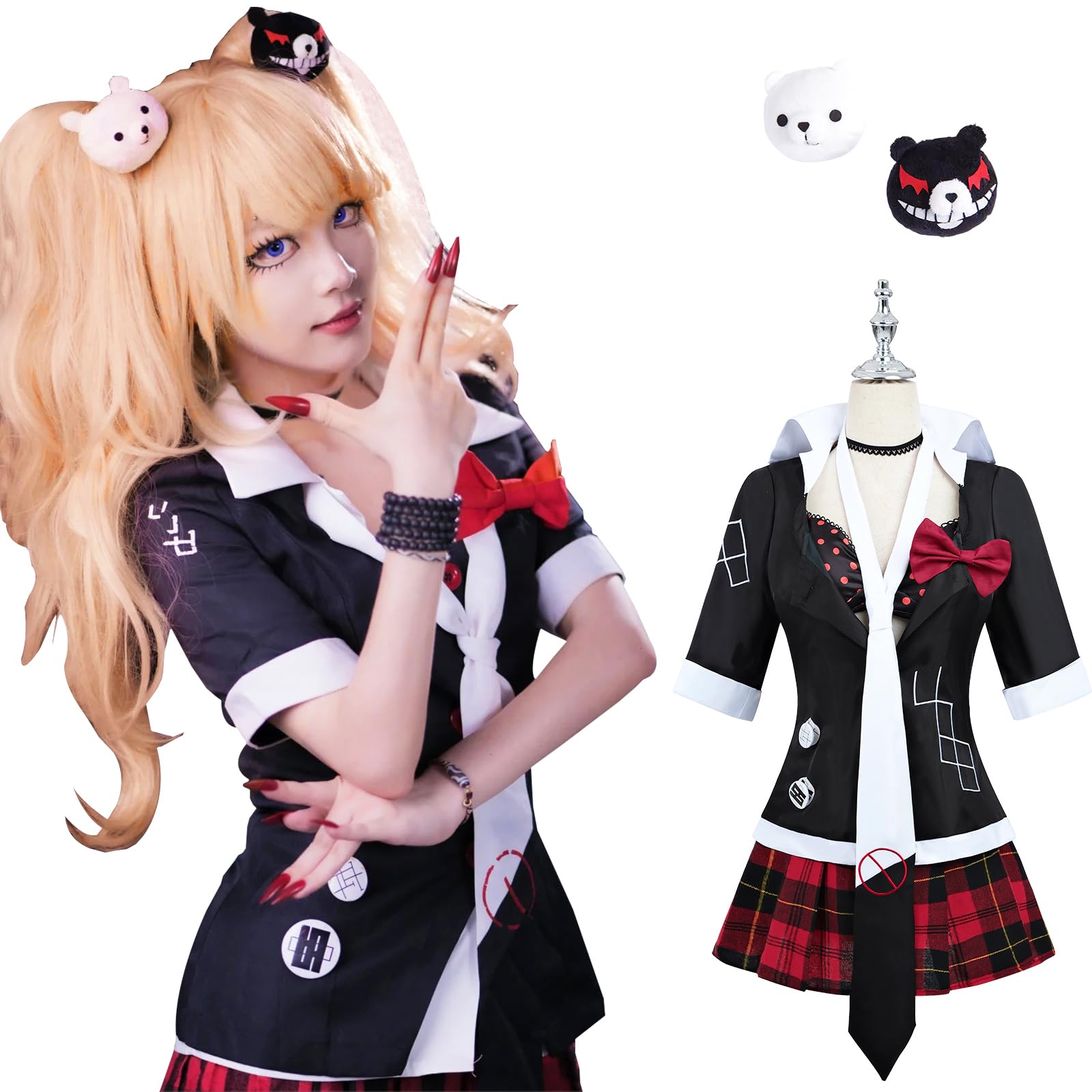 

Junko Enoshima Cosplay Costume High School Girl Costume Enoshima Cosplay Event Costume GC756A [NSPSTT]