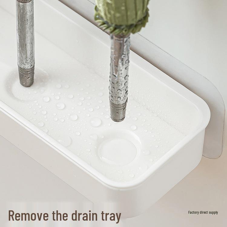Wall-Mounted Umbrella Rack for Wet Umbrellas - Entryway Storage Solution