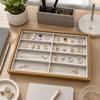 8 Grids Glasses Display Tray Eyeglasses Organizer Eyewear Storage Case for Travel
