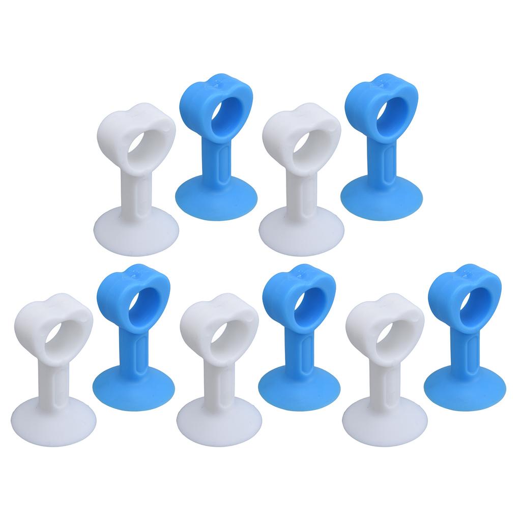 10Pcs Washer Door Prop Soft Durable Rubber Suction Cup Design Keey Dryness Air Circulation Washing