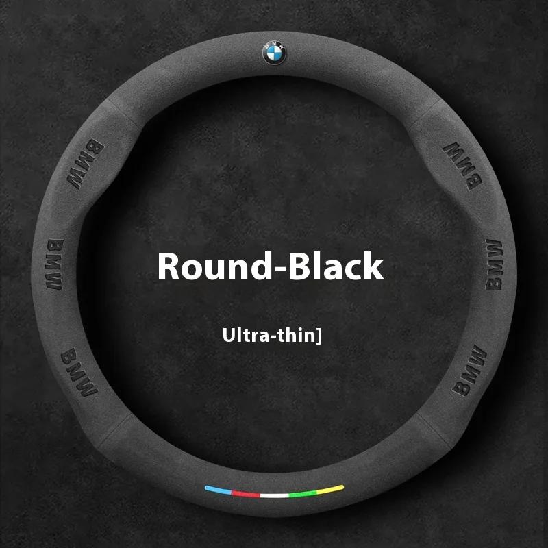 Neue Wildleder-Auto-Lenkradabdeckung für BMW M E46 E39 E60 E90 E91 E70 G05 F10 F15 F20 F30 G20 G30 X1 X3 X4 X5 X6 X7 M3 M4 M5 Auto