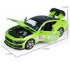 1/32 Mustang Shelby GT500 Alloy Sports Car Model Diecast Metal Toy Racing Car Vehicle Model Simulation Sound and Light Kids Gift