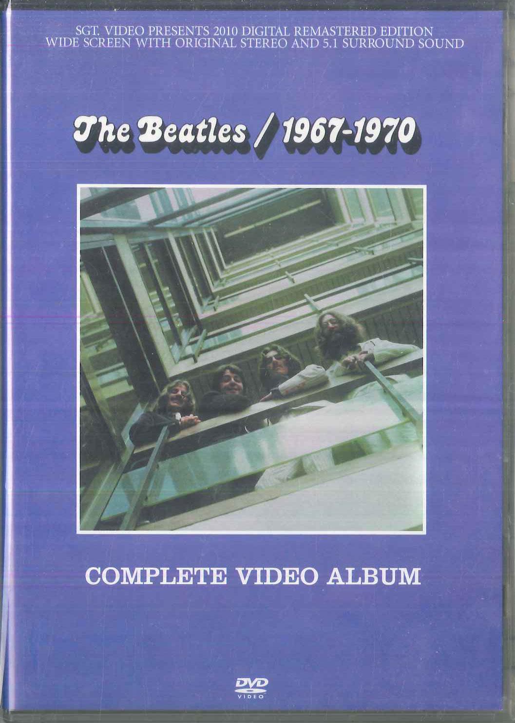 

DVD BEATLES - Complete Video Album 1967-1970 SV20100212 SGT. VIDEO 2010 Japan Music Video Used