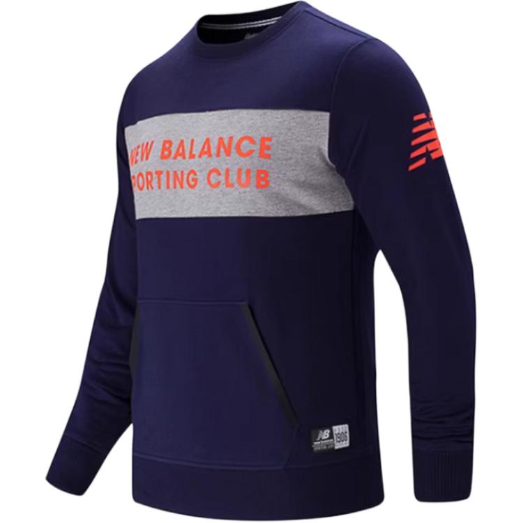 New Balance Sweatshirt Men s Marine Blue AMT71604-DDM L