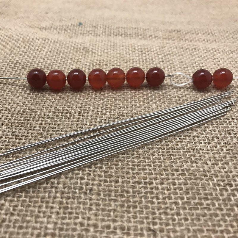 Extra-Fine Long Beading Needle Set for Handmade Stringing