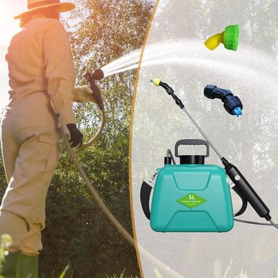 Electric Sprayer with 3 Mist Nozzles Adjustable Shoulder Strap 5L Garden for Pet