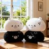 Self Deprecating Bear Plush Pillow With Pp Cotton Filling For Bedroom And Office Comfort