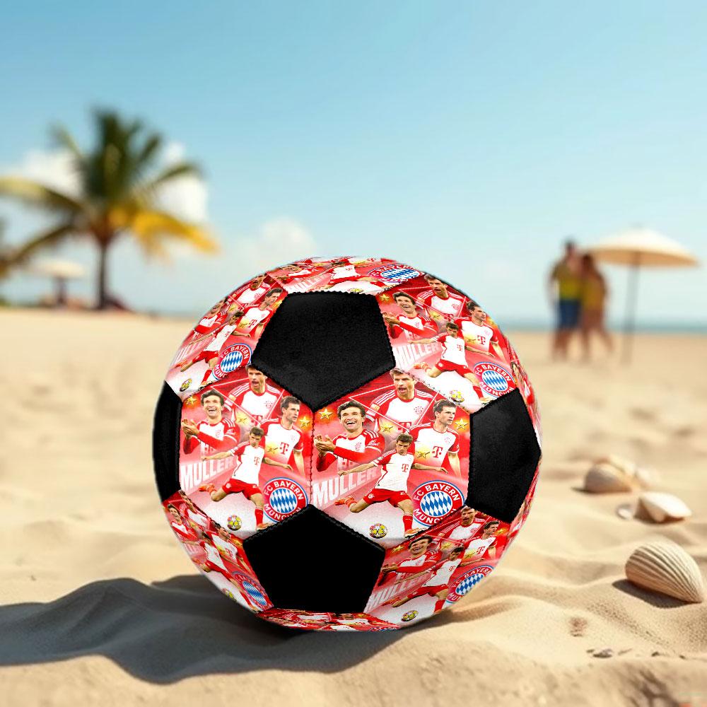 1pc FC Bayern Munich Soccer Ball Size 5 Indoor Soccer Ball Fashion Colorful Backyard Game - Great For Sports Fans Gift HE41