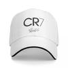 Cristiano Ronaldo CR Baseballkappen Hip Hop Sandwich-Kappe Unisex Verstellbare Papa-Hut Outdoor