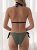 Women's Sexy Two-Piece Bikini Set - European & American Style, High-End Cross-Border Swimwear 2026