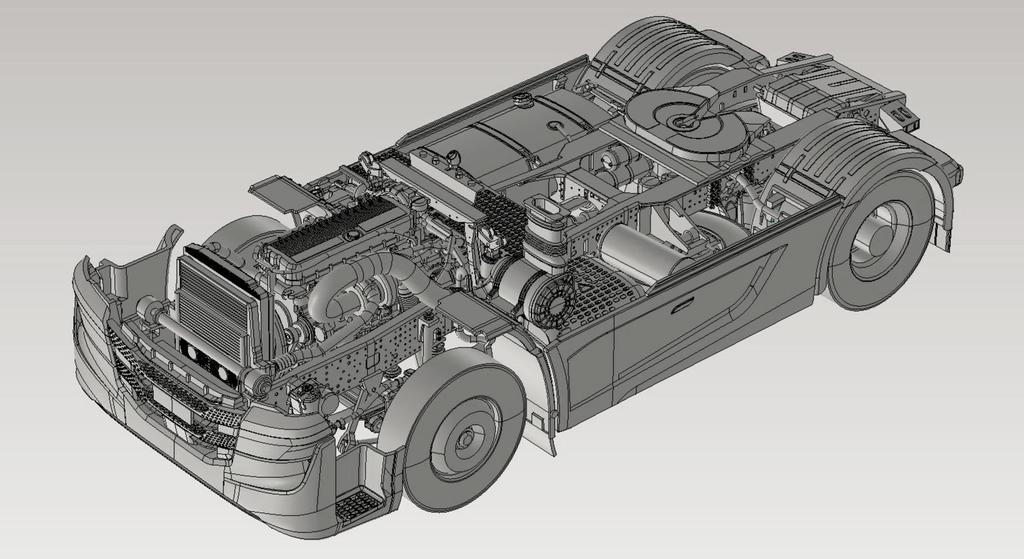 ITALERI Scale Iveco Plastic Model Truck IT3963 1/24 S-Way