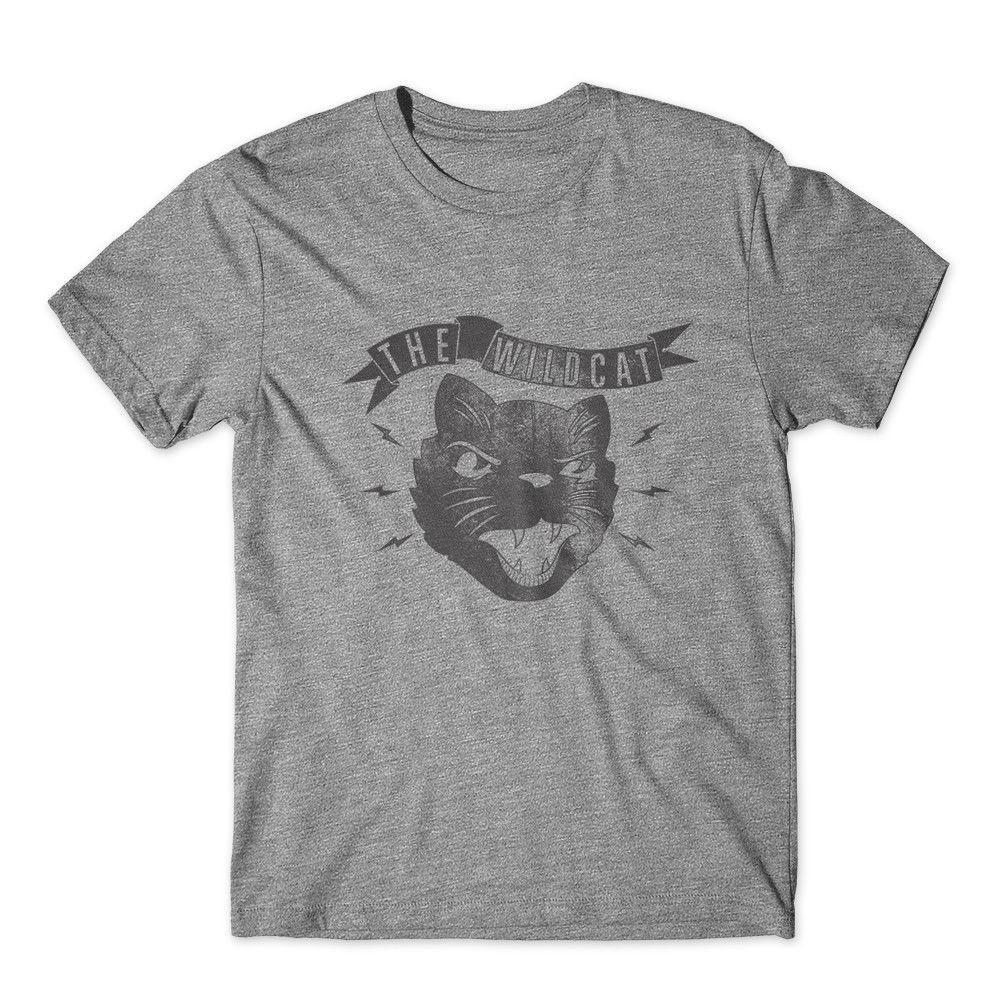 

The Wild Cat T-Shirt. 100% Cotton Premium Tee NEW 2XL