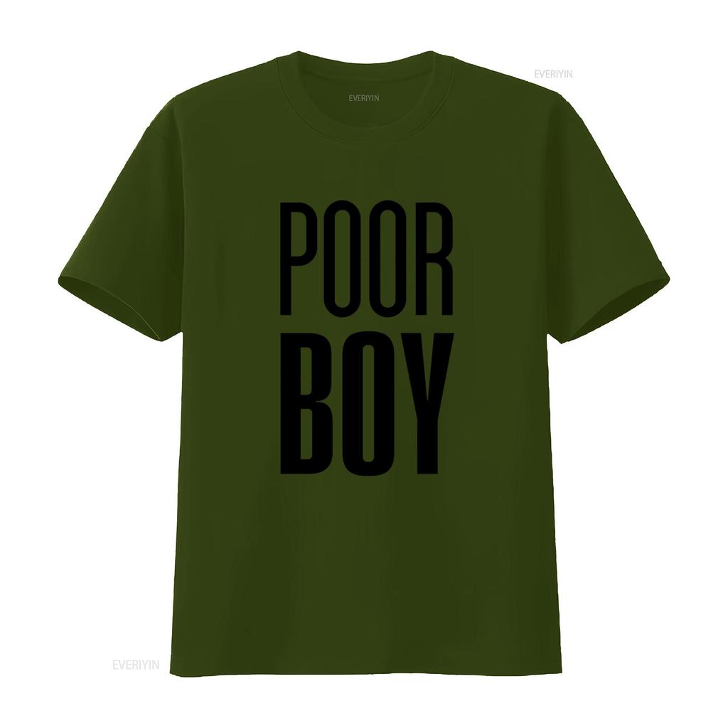 Poor Boy Only Friends Thai Bl Drama Fan T Shirt Black Font Classic Fit Trendy Design for Fans Vintage Washed Designer Clothes