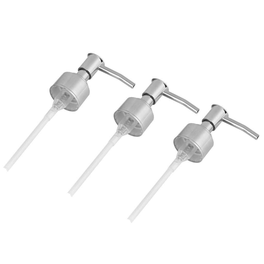 Perfume Bottle Pump Shampoo and Conditioner Bottle Nozzle for Soap Lotion Massage Oil BottleSilver