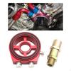 Cooler Sandwich Plate Adapter, Universal Aluminum Sandwiched Oil Pressure Temp Adapter