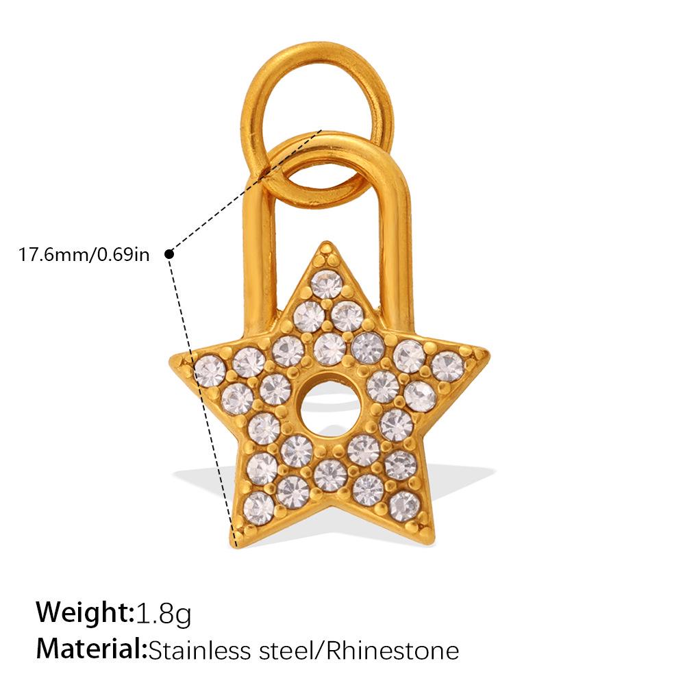Luxurious Rhinestone Lock Pendant for Women – Unique and Versatile Jewelry Accessory