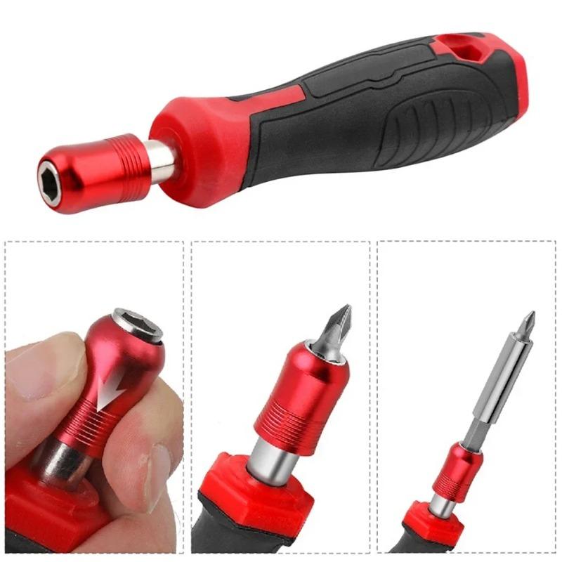 1pc Hex Screwdriver Handle Magnetic Screw Driver Bits Holder Self-Locking Adapter for Screwdriver Bits Socket Wrench Tools