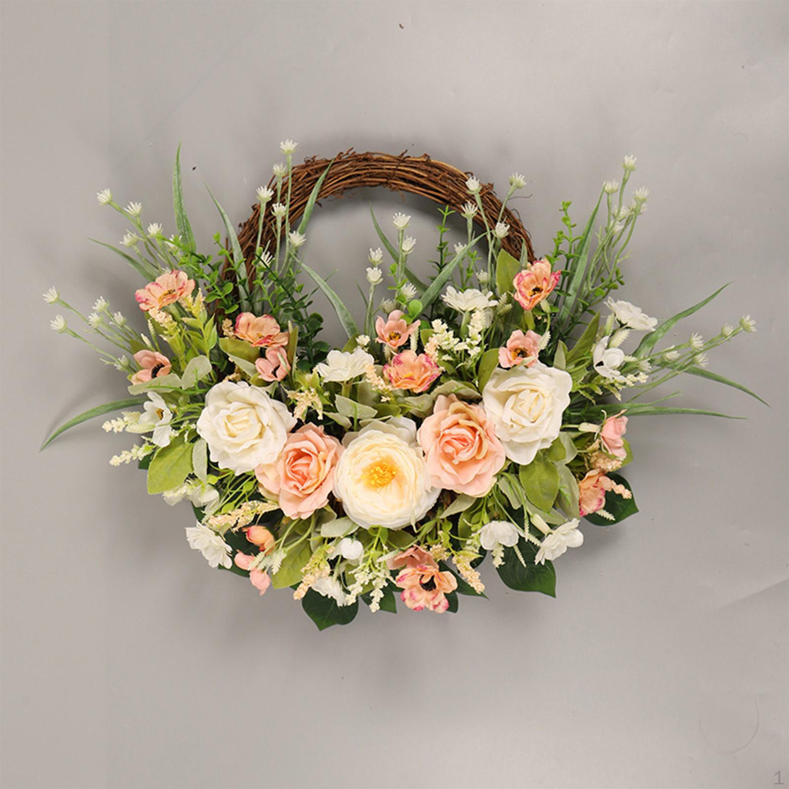 

Front Door Artificial Flower Wreath for Window Wedding Party Home