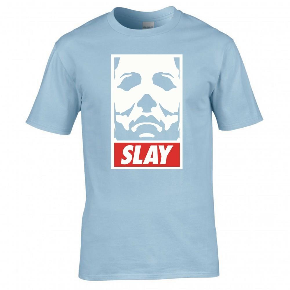 Inspired By Halloween Michael Myers Obey Slay Tshirt 2XL