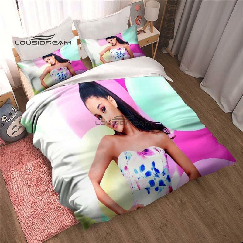 Pop Singer A-Ariana Grand Bedding Sets exquisite bed supplies set duvet cover bed comforter set bedding set luxury birthday gift